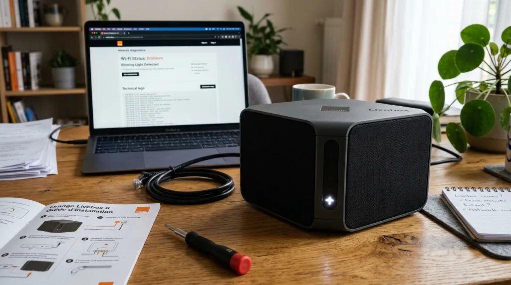 découvrez pourquoi votre livebox clignote en blanc, comment identifier les causes possibles et les solutions efficaces pour rétablir votre connexion rapidement.